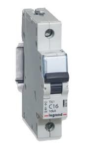 Автоматический выключатель TX³ 6000 - 10 кА - тип характеристики C - 1П - 230/400 В~ - 6 А - 1 модуль