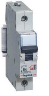 Автоматический выключатель TX³ 6000 - 10 кА - тип характеристики C - 1П - 230/400 В~ - 20 А - 1 модуль
