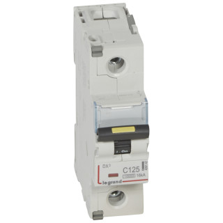Автоматический выключатель DX³ 10000 - 16 кА - тип характеристики C - 1П - 230/400 В~ - 125 А - 1,5 модуля