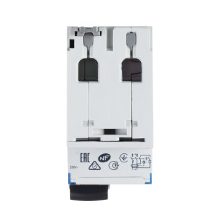 Автоматический выключатель дифференциального тока DX³ 6000 - 10 кА - тип характеристики С - 1П+Н - 230 В~ - 16 А - тип AС - 30 мА - 2 модуля