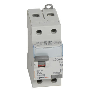 Выключатель дифференциального тока DX³-ID - 2П - 230 В~ - 25 А - тип AC - 30 мА - 2 модуля