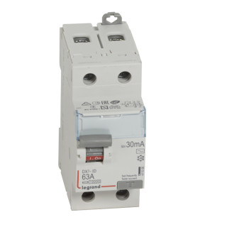Выключатель дифференциального тока DX³-ID - 2П - 230 В~ - 63 А - тип AC - 30 мА - 2 модуля