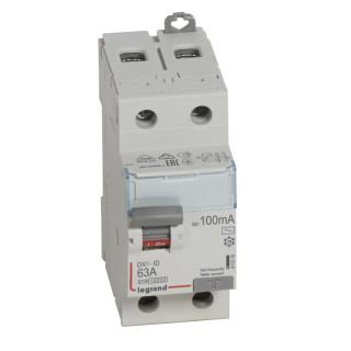 Выключатель дифференциального тока DX³-ID - 2П - 230 В~ - 63 А - тип AC - 100 мА - 2 модуля