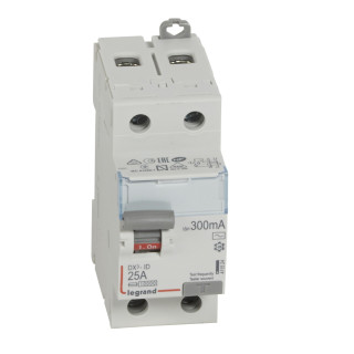 Выключатель дифференциального тока DX³-ID - 2П - 230 В~ - 25 А - тип AC - 300 мА - 2 модуля