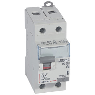 Выключатель дифференциального тока DX³-ID - 2П - 230 В~ - 63 А - тип AC - 300 мА - селективный - 2 модуля