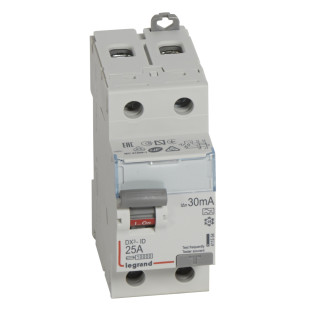 Выключатель дифференциального тока DX³-ID - 2П - 230 В~ - 25 А - тип A - 30 мА - 2 модуля