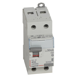 Выключатель дифференциального тока DX³-ID - 2П - 230 В~ - 40 А - тип A - 30 мА - 2 модуля