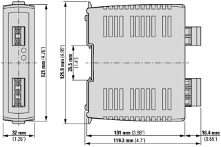 Блок питания, однофазный, 110-240 V AC/ 24V DC, 2.5 А