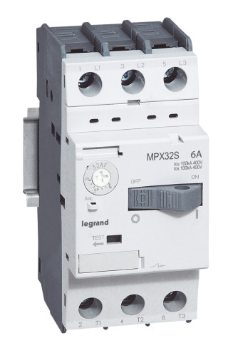 Автоматический выключатель для защиты электродвигателей MPX³ T32S 0,16A 100kA