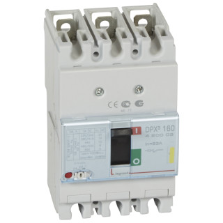 Автоматический выключатель DPX³ 160 - термомагнитный расцепитель - 16 кА - 400 В~ - 3П - 63 А
