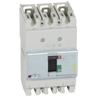 Автоматический выключатель DPX³ 160 - термомагнитный расцепитель - 16 кА - 400 В~ - 3П - 100 А