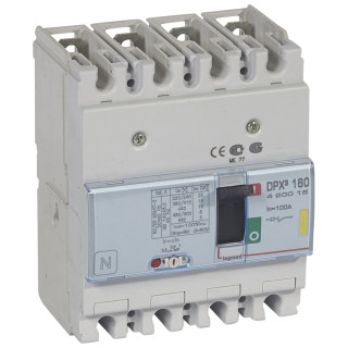 Автоматический выключатель DPX³ 160 - термомагнитный расцепитель - 16 кА - 400 В~ - 4П - 100 А
