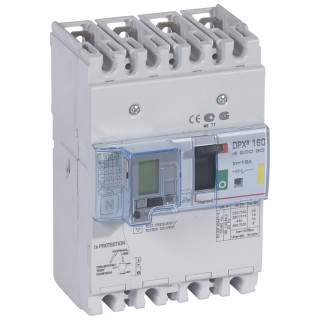 Автоматический выключатель DPX³ 160 - термомагн. расц. - с диф. защ. - 16 кА - 400 В~ - 4П - 16 А