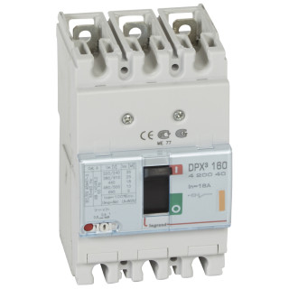Автоматический выключатель DPX³ 160 - термомагнитный расцепитель - 25 кА - 400 В~ - 3П - 16 А