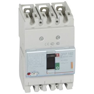 Автоматический выключатель DPX³ 160 - термомагнитный расцепитель - 25 кА - 400 В~ - 3П - 40 А