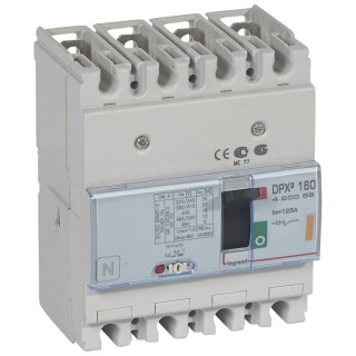 Автоматический выключатель DPX³ 160 - термомагнитный расцепитель - 25 кА - 400 В~ - 4П - 120 А