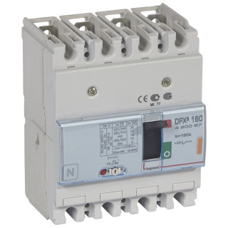 Автоматический выключатель DPX³ 160 - термомагнитный расцепитель - 25 кА - 400 В~ - 4П - 160 А