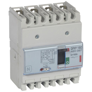 Автоматический выключатель DPX³ 160 - термомагнитный расцепитель - 36 кА - 400 В~ - 4П - 160 А