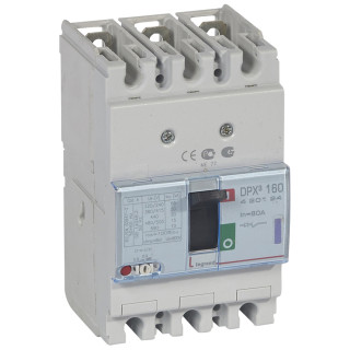 Автоматический выключатель DPX³ 160 - термомагнитный расцепитель - 50 кА - 400 В~ - 3П - 80 А