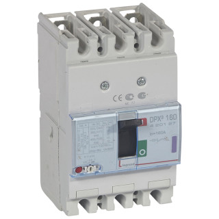 Автоматический выключатель DPX³ 160 - термомагнитный расцепитель - 50 кА - 400 В~ - 3П - 160 А