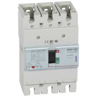 Автоматический выключатель DPX³ 250 - термомагнитный расцепитель - 50 кА - 400 В~ - 3П - 200 А