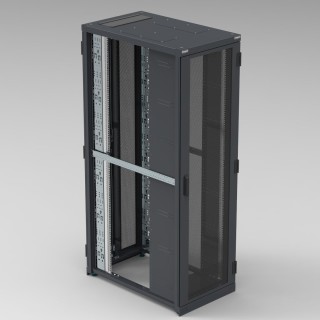 Шкаф серверный 19" - 42U - 600x1000 мм - с оптимизацией воздушных потоков