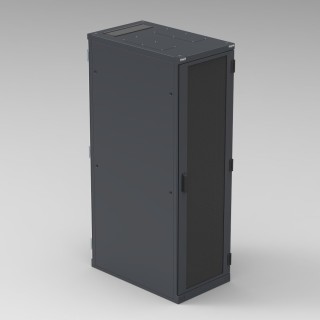 Шкаф серверный 19" - 42U - 600x1100 мм - в плоской упаковке - с боковыми панелями