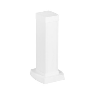 Snap-On мини-колонна алюминиевая с крышкой из пластика 1 секция, высота 0,3 метра, цвет белый