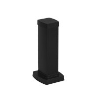 Snap-On мини-колонна алюминиевая с крышкой из пластика 1 секция, высота 0,3 метра, цвет черный