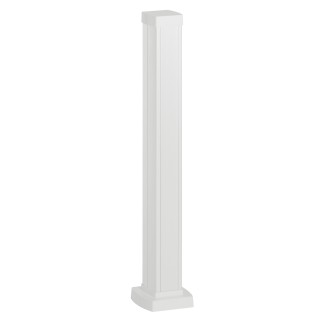 Snap-On мини-колонна алюминиевая с крышкой из пластика 1 секция, высота 0,68 метра, цвет белый