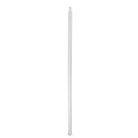 Snap-On колонна пластиковая с крышкой из пластика 2 секции 4,02 метра, с возможностью увеличения высоты колонны до 5,3 метра,  цвет белый