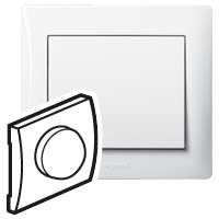 Лицевая панель - Galea Life - для поворотных светорегуляторов 400 Вт, 600 Вт Кат. № 7 756 54 - White