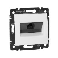 Информационная розетка - Valena - RJ45 - категория 5e - UTP - 1 выход - на винтах - White
