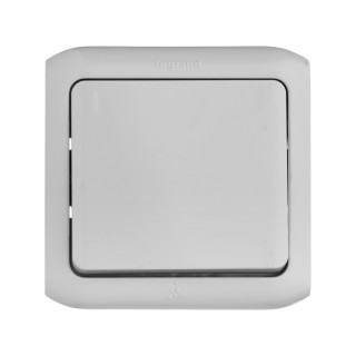 Выключатель без фиксации (кнопка) 6 A - 250 В~ - Quteo IP 44 - Серый