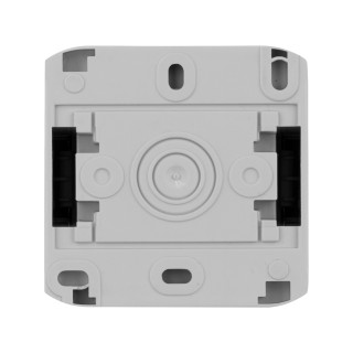 Розетка 2К+З с защитными шторками - 16 A - 250 В~ - Quteo IP 44 - Серый