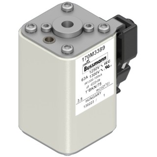 Быстрый предохранитель 63A 1250V 1*BKN/75 AR CU