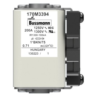 Быстрый предохранитель 200A 1250V 1*BKN/75 AR CU