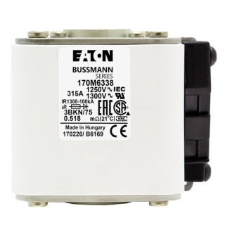 Быстрый предохранитель 315A 1250V 3BKN/75 AR CU