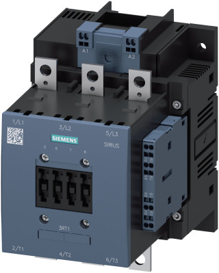 air-break contactor, S6, busbar connection, auxiliary: spring loaded, standard drive, 2NO+2NC left+right