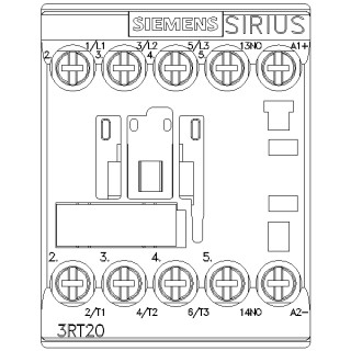 contactor S00, screw terminal, DC circuit integrated, 1 NO integrated