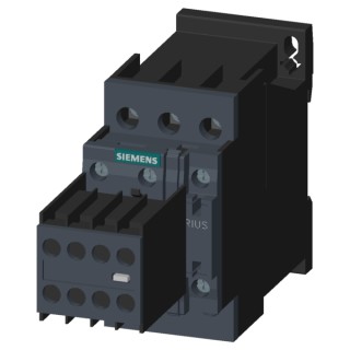 contacter, S0, screw terminal, AC without bzw integrated, attachable contact block 1NO+1NC