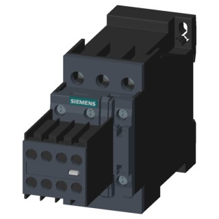 contacter, S0, screw terminal, DC, 1NO+1NC, with permanently mounted auxiliary switch block