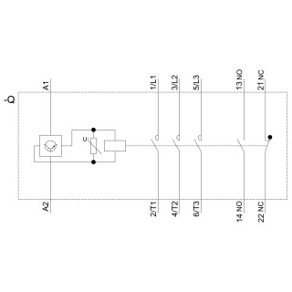 contactor, 3 main circuit, ., UC electronic drive, 1NO + 1NC integrated