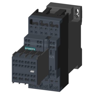 contacter, S0, spring loaded terminal, DC, 1NO+1NC, with permanently mounted auxiliary switch block
