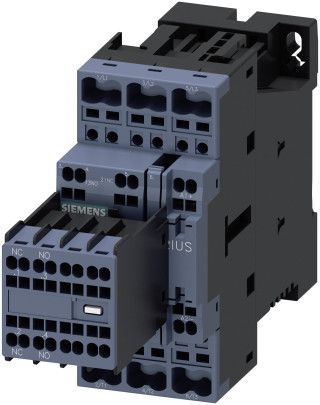 contacter, S0, spring loaded terminal, DC without bzw integrated circuit , attachable contact block 1NO+1NC