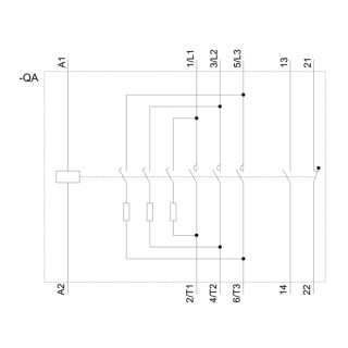 Capacitor contactor, S00, AC, 1NC + 1NO
