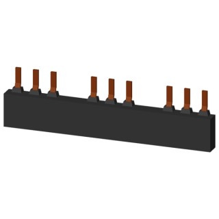 3-phase busbar, for 3 circuit breakers Size S2