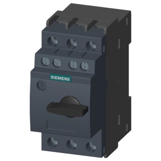circuit breaker, motor protection, S00, screw terminal, transverse auxiliary switch 1NO+1NC