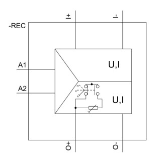 Interface converter, U,I/U,I (H-0-A-switch)