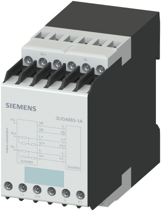 ballast for insulation monitoring relay 3UG4583 for extending the mains voltage range, 45mm, screw